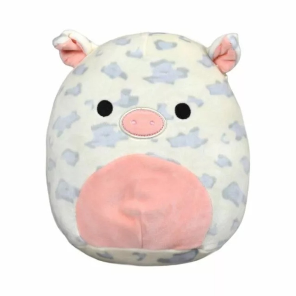 Adorable Pig Plush Toy - Pink and White